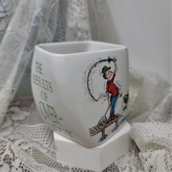 Vintage 1992 Twisted Fisherman's The Results of Over Cast mug Coffee cup - Picture 3 of 8